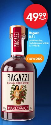 Wódka Ragazzi Nadwiślańskie Wiśnie 0,5l promocja