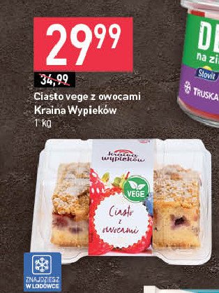 Ciasto vege z owocami Kraina wypiek贸w promocja