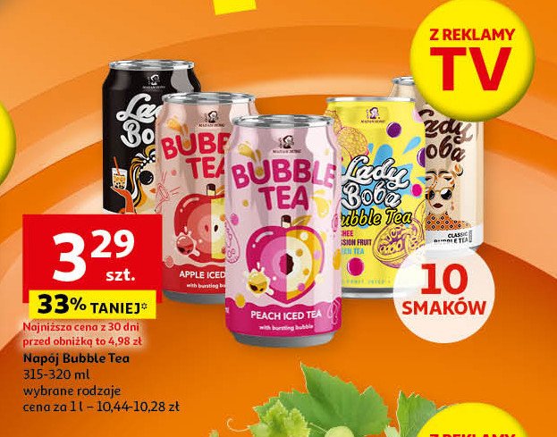 Napój bubble brown sugar LADY BOBA promocja