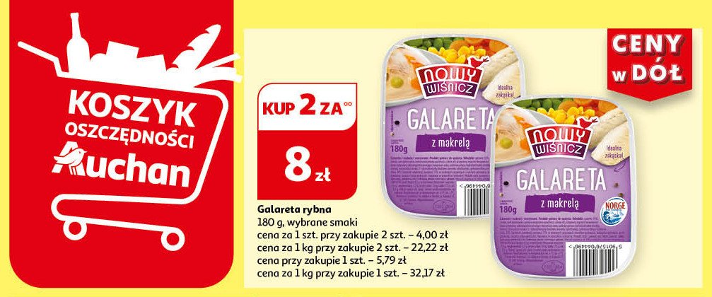 Galaretka z makrelą Nowy wiśnicz promocja