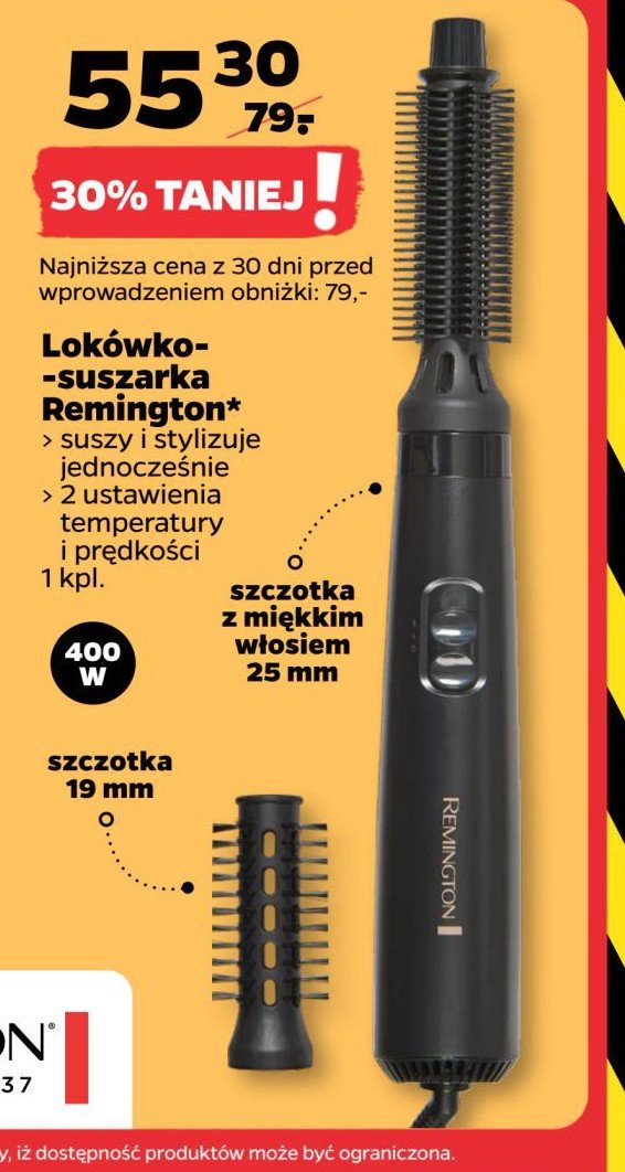 Lokówko-suszarka Remington promocja