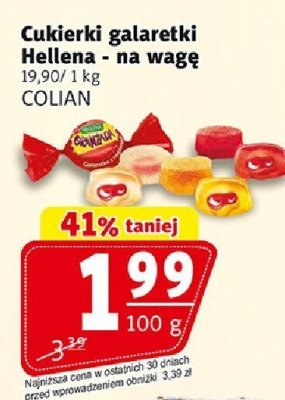 Cukierki galaretki Hellena na wagę COLIAN promocja w Prim Market