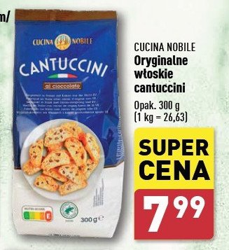 Cantuccini z kawałkami czekolady Cucina promocja