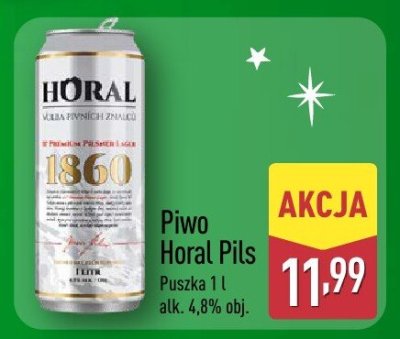 Piwo Horal Pils promocja w Aldi