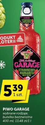 Piwo Garage Strawberry Margarita wybrane rodzaje, butelka bezzwrotna 400 ml promocja w ABC