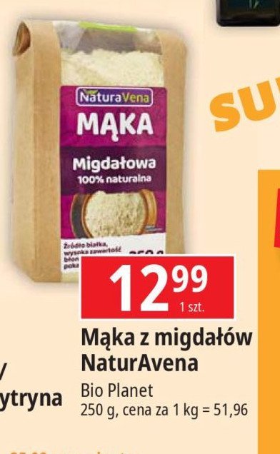 Mąka migdałowa Naturavena promocja