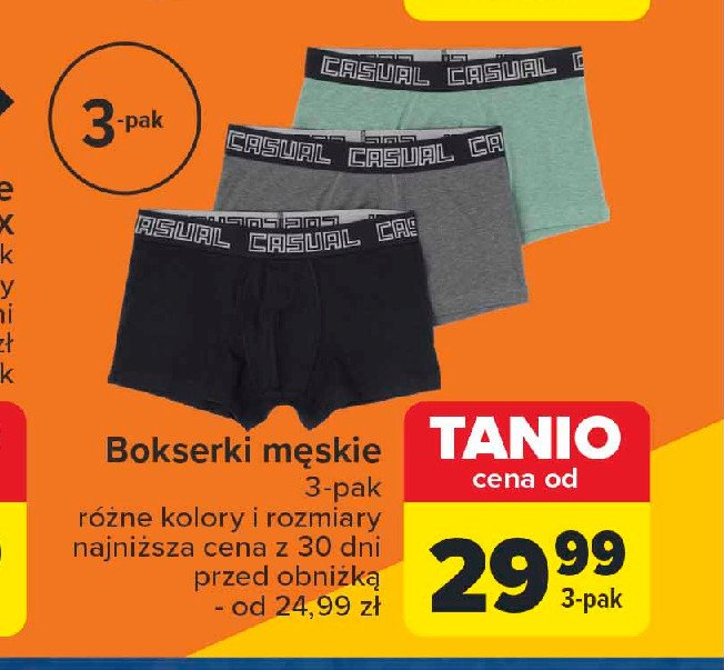 Bokserki męskie CASUAL promocja