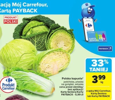 Kapusta promocja w Carrefour Market