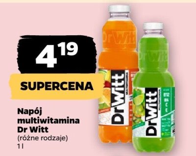 Napój, różne rodzaje promocja w Netto