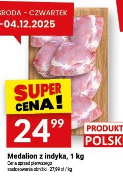 Medalion z indyka, 1 kg promocja w Twój Market