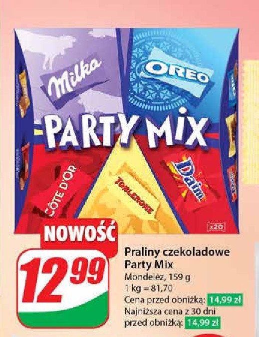 Praliny mix box Milka favourites promocja