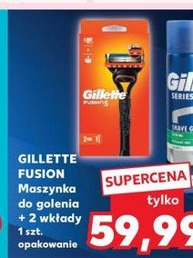 Maszynka do golenia + 2 wkłady Gillette fusion promocja