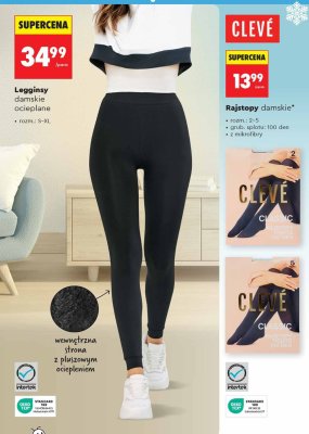 Rajstopy damskie CLEVE Classic 100 den promocja w Biedronka
