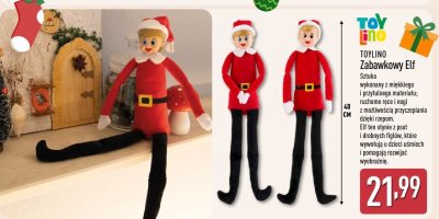 Zabawkowy Elf  promocja w Aldi