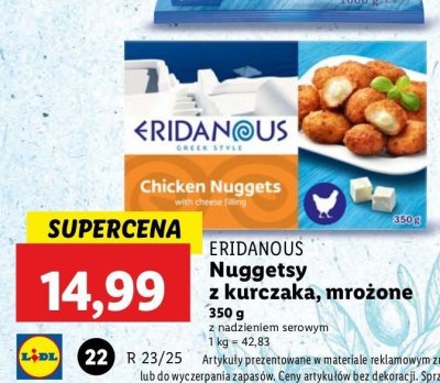 Nuggetsy z kurczaka z serem Eridanous promocja