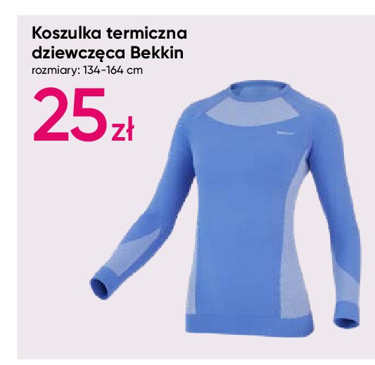 Koszulka termiczna 134-164 Bekkin promocja w Pepco