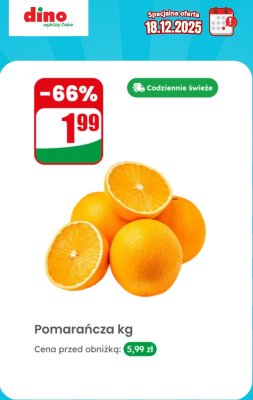 Pomarańcza promocja w Dino