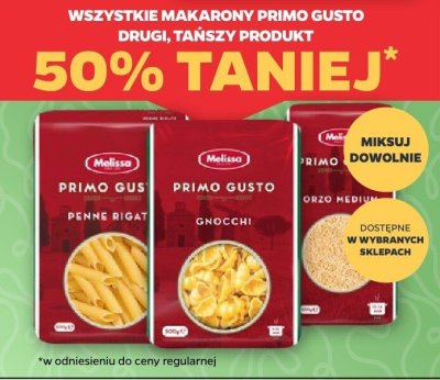 Wszystkie makarony Primo Gusto DRUGI -50% promocja w Netto