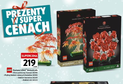 Zestaw LEGO Botanicals Bukiet róż 10328 promocja w Intermarche