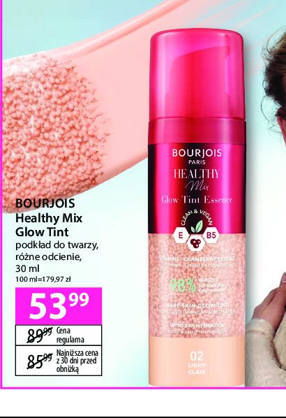 Podkład nawilżający 002 Bourjois healthy mix promocja