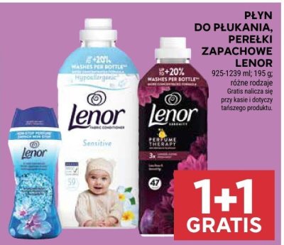 Płyn do płukania, perełki zapachowe Lenor promocja w Stokrotka