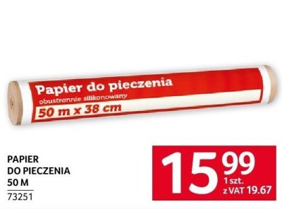 Papier do pieczenia 50M economy promocja w Selgros