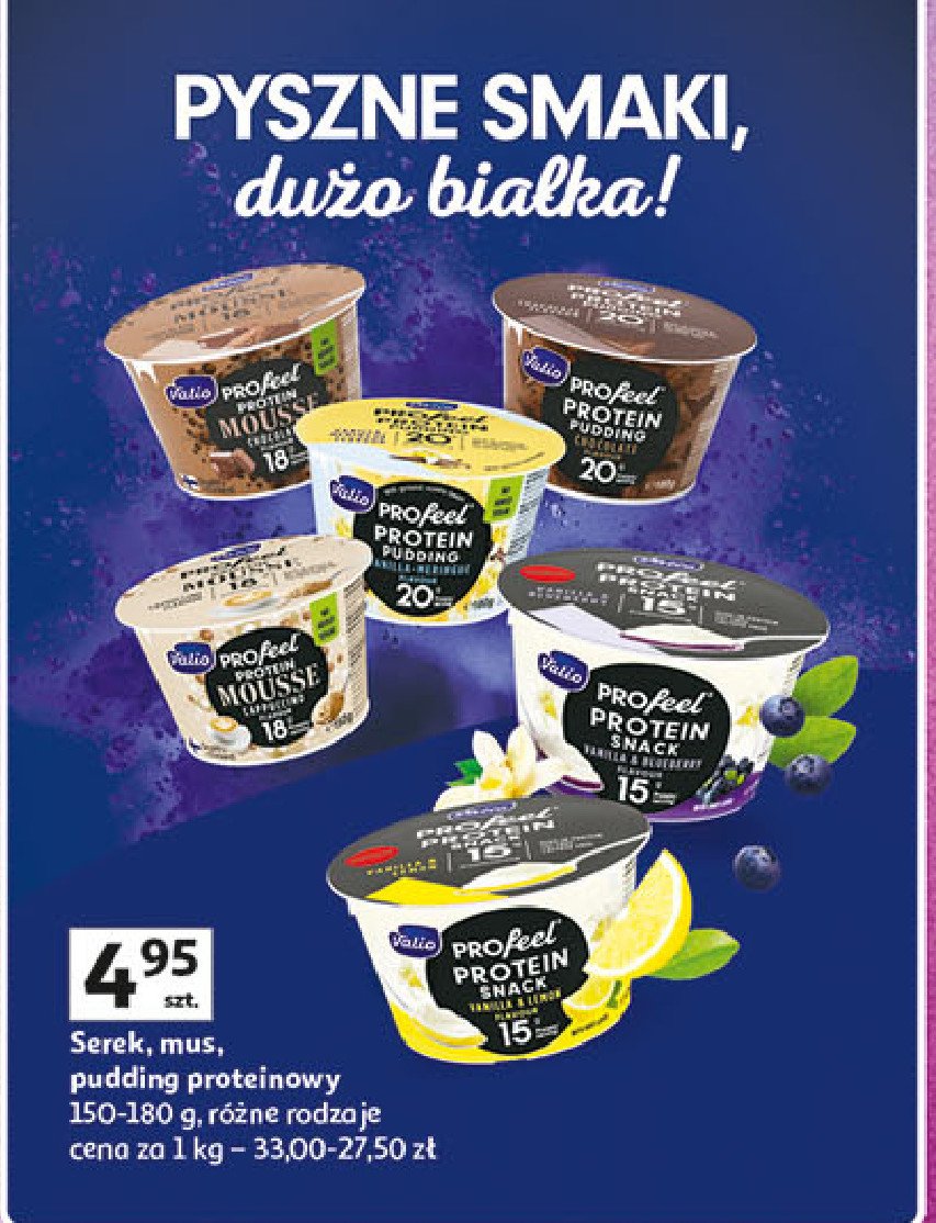 Deser proteinowy waniliowy z cytryną promocja w Auchan