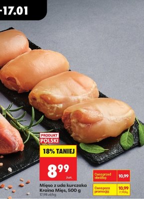 Mięso z uda kurczaka  promocja w Biedronka
