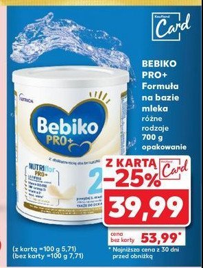 Mleko 2 Bebiko pro+ promocja