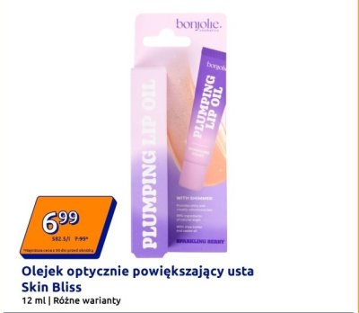 Olejek optycznie powiększający usta Skin Bliss promocja w Action