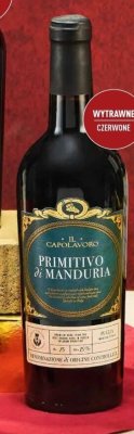Wino czerwone PRIMITIVO DI MANDURIA 750 ML promocja w Biedronka