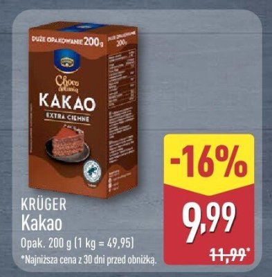 Kakao Kruger promocja w Aldi