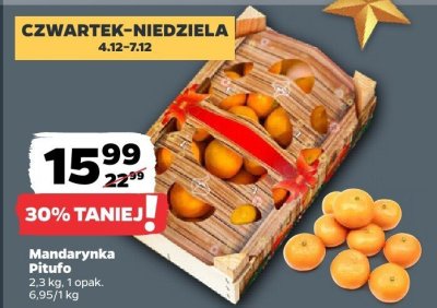 Mandarynka Pitufo 2,3 kg Netto promocja w Netto