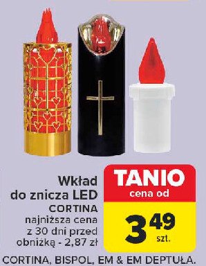 Wkład led 90 dni Cortina promocja