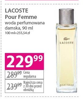 Woda perfumowana Lacoste Pour Femme White promocja
