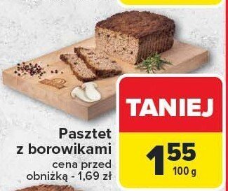 Pasztet z borowikami promocja w Carrefour