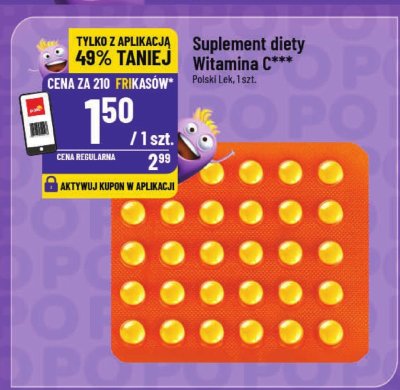 Suplement diety Witamina C Polski Lek promocja w POLOmarket