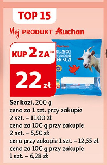 Ser kozi Auchan promocja