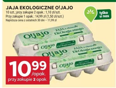 Jaja ekologiczne  promocja w Stokrotka