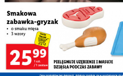 Zabawka smakowa gryzak kurczak promocja
