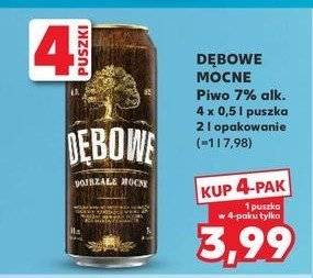 Piwo Dębowe dojrzałe mocne promocja