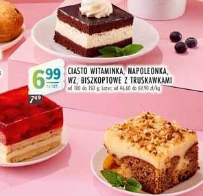 Ciasto napoleonka CUKIERNIA LAZUR promocja
