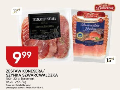 Zestaw konesera/szynka szwarcwaldzka Balcerzak promocja w Chata Polska