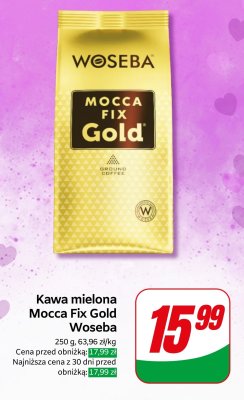 Kawa mielona Mocca Fix Gold promocja w Dino