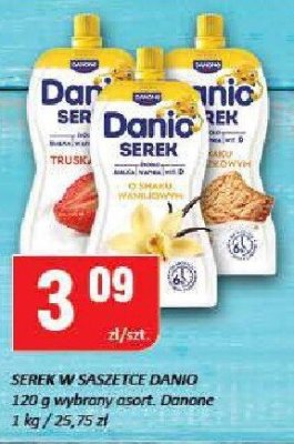 Serek w saszetce Danio promocja w Chorten