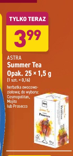 Herbata mojito Astra summer tea Astra tea promocja