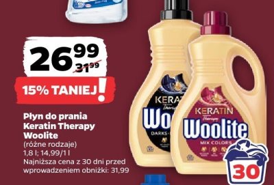 Płyn do prania Keratin Therapy promocja w Netto