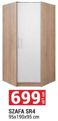 SZAFA SR4 95x190x95 cm promocja w Merkury Market