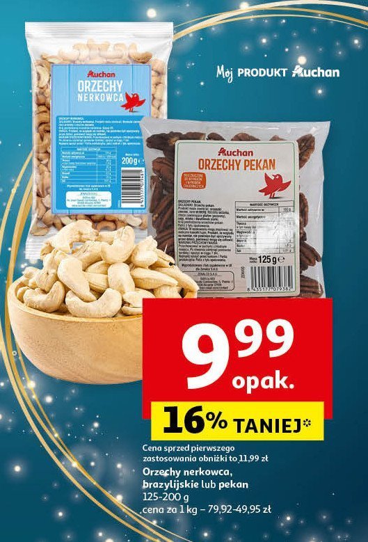 Orzechy pekan Auchan promocja