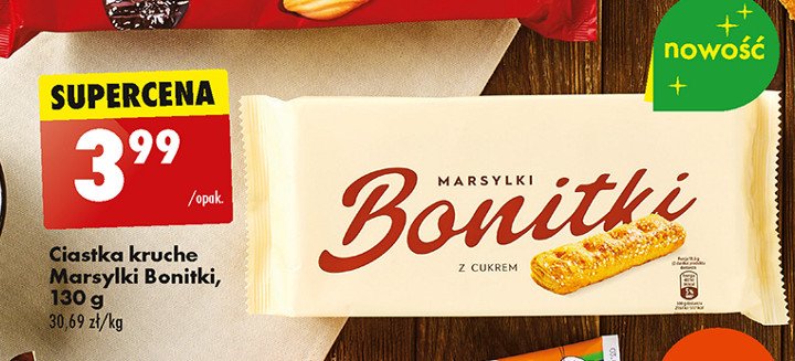 Ciastka marsylki z cukrem Bonitki promocja